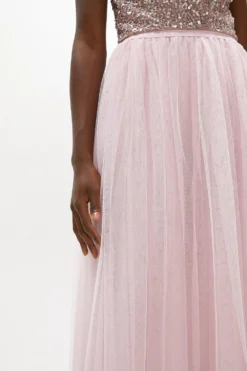 Coast Tulle Maxi Skirt -Coast Shop acc01271 blush xl 1