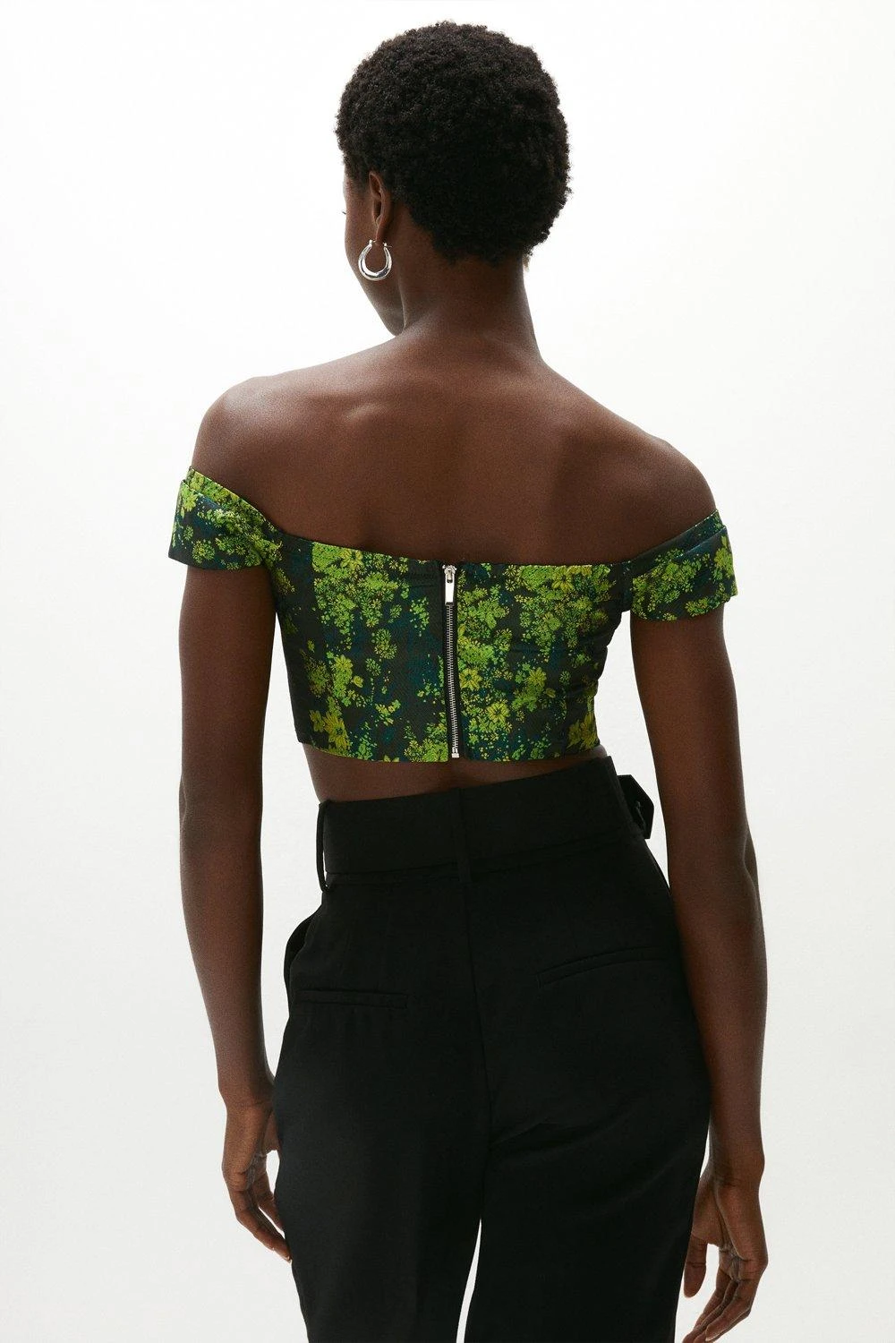 Coast Square Neck Jacquard Top 3 Coast Square Neck Jacquard Top - Image 3