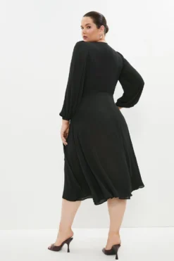 Coast Plus Size Maxi Wrap Dress -Coast Shop acc02784 black xl 2