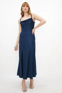 Coast Oasis Cowl Double Strap Maxi Dress