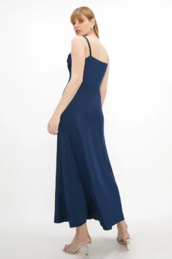 Coast Oasis Cowl Double Strap Maxi Dress -Coast Shop acc02963 navy xl 2