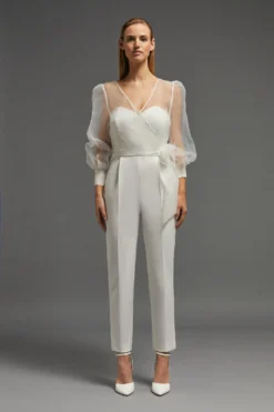 Coast Organza Wrap Top