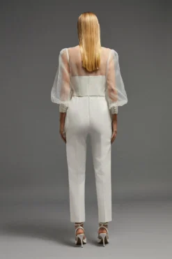 Coast Organza Wrap Top -Coast Shop acc03062 ivory xl 2 scaled