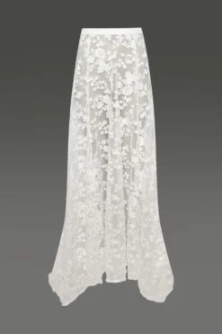 Coast Maxi Overlay Skirt -Coast Shop acc03063 ivory xl 3