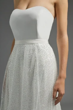 Coast Sequin Overlay Maxi Skirt -Coast Shop acc03072 ivory xl 5