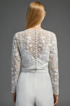 Coast Embellished Long Sleeve Top -Coast Shop acc03099 ivory xl 2