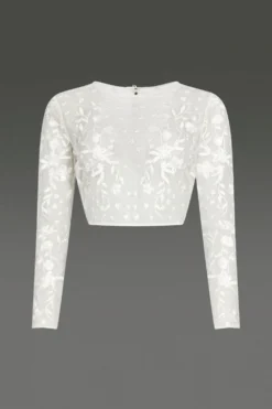 Coast Embellished Long Sleeve Top -Coast Shop acc03099 ivory xl 3 1