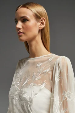 Coast Embellished Puff Long Sleeve Top -Coast Shop acc03101 ivory xl 5 scaled