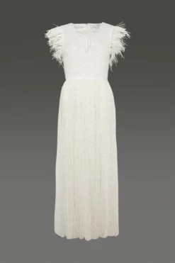 Coast Premium Beaded Maxi Dress -Coast Shop acc03116 ivory xl 3