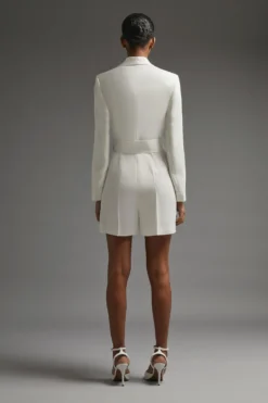 Coast Blazer Wrap Playsuit With Belt -Coast Shop acc03302 ivory xl 2 scaled