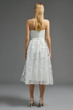 Coast Floral Over Skirt -Coast Shop acc03385 ivory xl 2