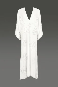 Coast Premium Embellished Flare Sleeve Maxi Dress -Coast Shop acc03433 ivory xl 5