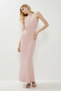 Coast Perfect Fit Halter Fishtail Maxi Dress