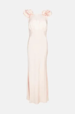 Coast Shoulder Detail Cowl Back Maxi Dress 7 Coast Shoulder Detail Cowl Back Maxi Dress -Coast Shop acc03496 blush xl 3