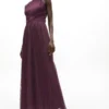 Coast All Over Pleated Bridesmaid Maxi Dress