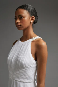 Coast All Over Pleated Maxi Dress -Coast Shop acc95336 ivory xl 4 scaled