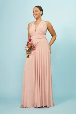 Coast Plus Size Multiway Jersey Maxi Dress -Coast Shop acc95964 blush xl 4