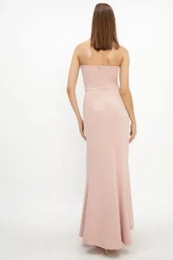 Coast Bandeau Fishtail Maxi Dress -Coast Shop bcc00048 blush xl 2