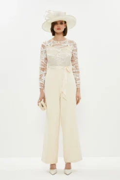 Coast Lace Long Sleeve Jumpsuit