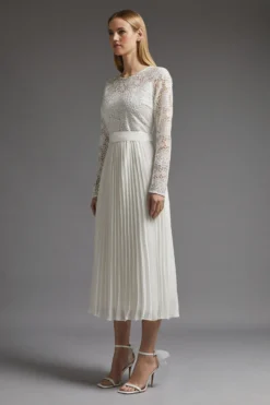 Coast Lace Long Sleeve Maxi Dress -Coast Shop bcc00095 white xl 1 scaled