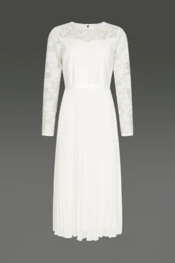 Coast Lace Long Sleeve Maxi Dress -Coast Shop bcc00095 white xl 3