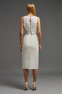 Coast 3d Cluster Embellished Shell Top -Coast Shop bcc00262 ivory xl 2 scaled