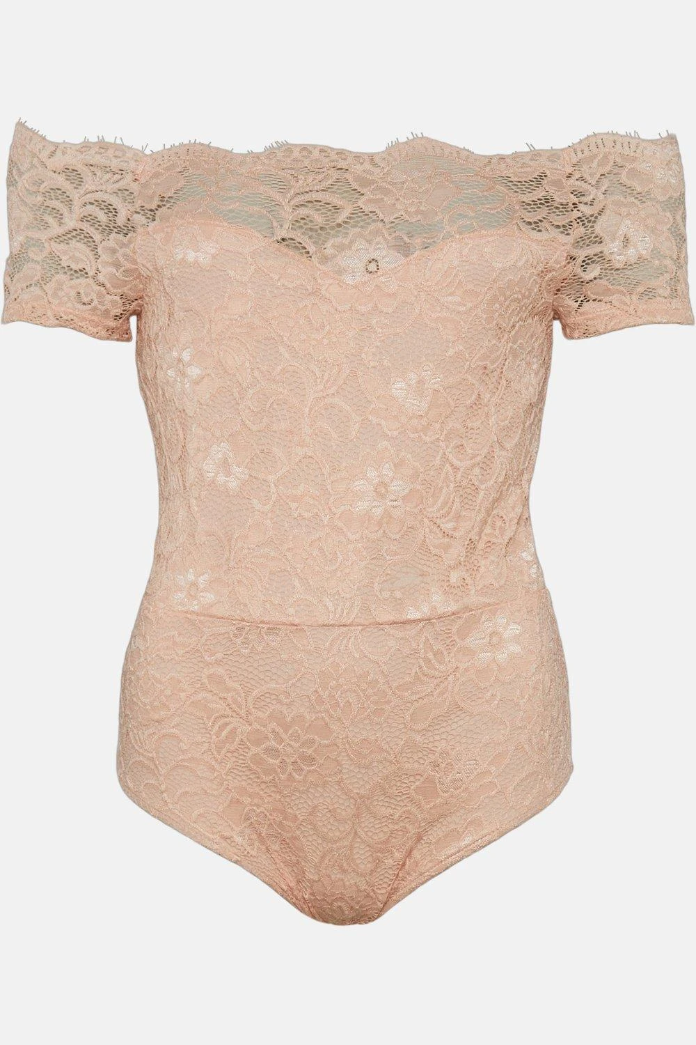Coast Lace Short Sleeve Bardot Bodysuit 4 Coast Lace Short Sleeve Bardot Bodysuit - Image 4