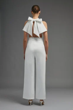 Coast Bow Back Jumpsuit -Coast Shop bcc01020 ivory xl 2 scaled