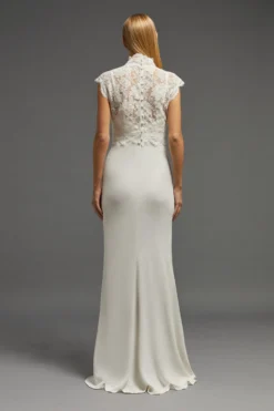 Coast High Neck Sleeveless Lace Top -Coast Shop bcc01064 ivory xl 2 scaled