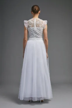 Coast Embellished Bodice Full Skirt Maxi Dress 7 Coast Embellished Bodice Full Skirt Maxi Dress -Coast Shop bcc01219 ivory xl 2