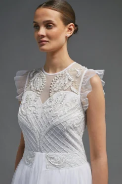 Coast Embellished Bodice Full Skirt Maxi Dress 9 Coast Embellished Bodice Full Skirt Maxi Dress -Coast Shop bcc01219 ivory xl 5