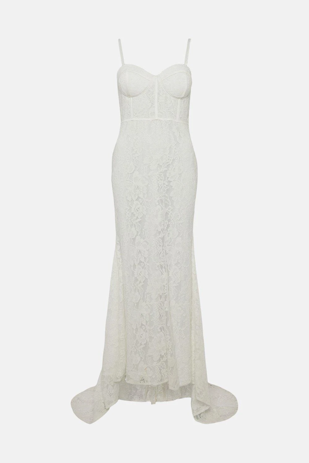 Coast Lace Bustier Maxi Dress With Train 4 Coast Lace Bustier Maxi Dress With Train - Image 4