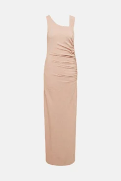 Coast Shimmer Ruche Side Maxi Dress 7 Coast Shimmer Ruche Side Maxi Dress -Coast Shop bcc01283 blush xl 3