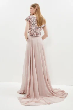 Coast Soft Drape Maxi Skirt -Coast Shop bcc01412 blush xl 2