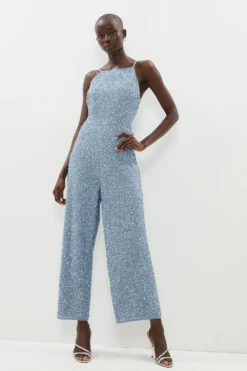Coast All Over Sequin Strappy Jumpsuit ​