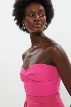 Coast Chiffon Bustier Top -Coast Shop bcc01554 hot20pink xl 1