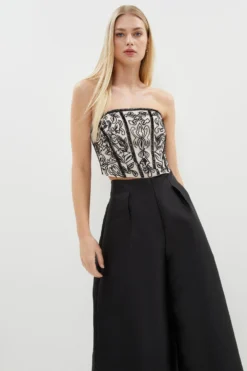 Coast Premium Embellished Corset Top