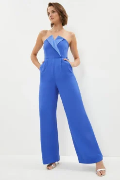 Coast Premium Bandeau Tux Front Jumpsuit