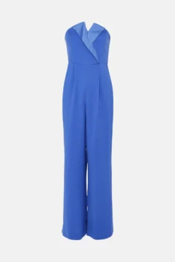 Coast Premium Bandeau Tux Front Jumpsuit -Coast Shop bcc01690 cobalt xl 3