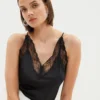 Coast Lace Trim Satin Cami Top