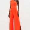 Coast Premium One Shoulder Drape Jumpsuit