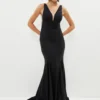 Coast Premium Plunge Fishtail Maxi Dress