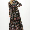 Coast Petite Statement Embroidered Maxi Dress