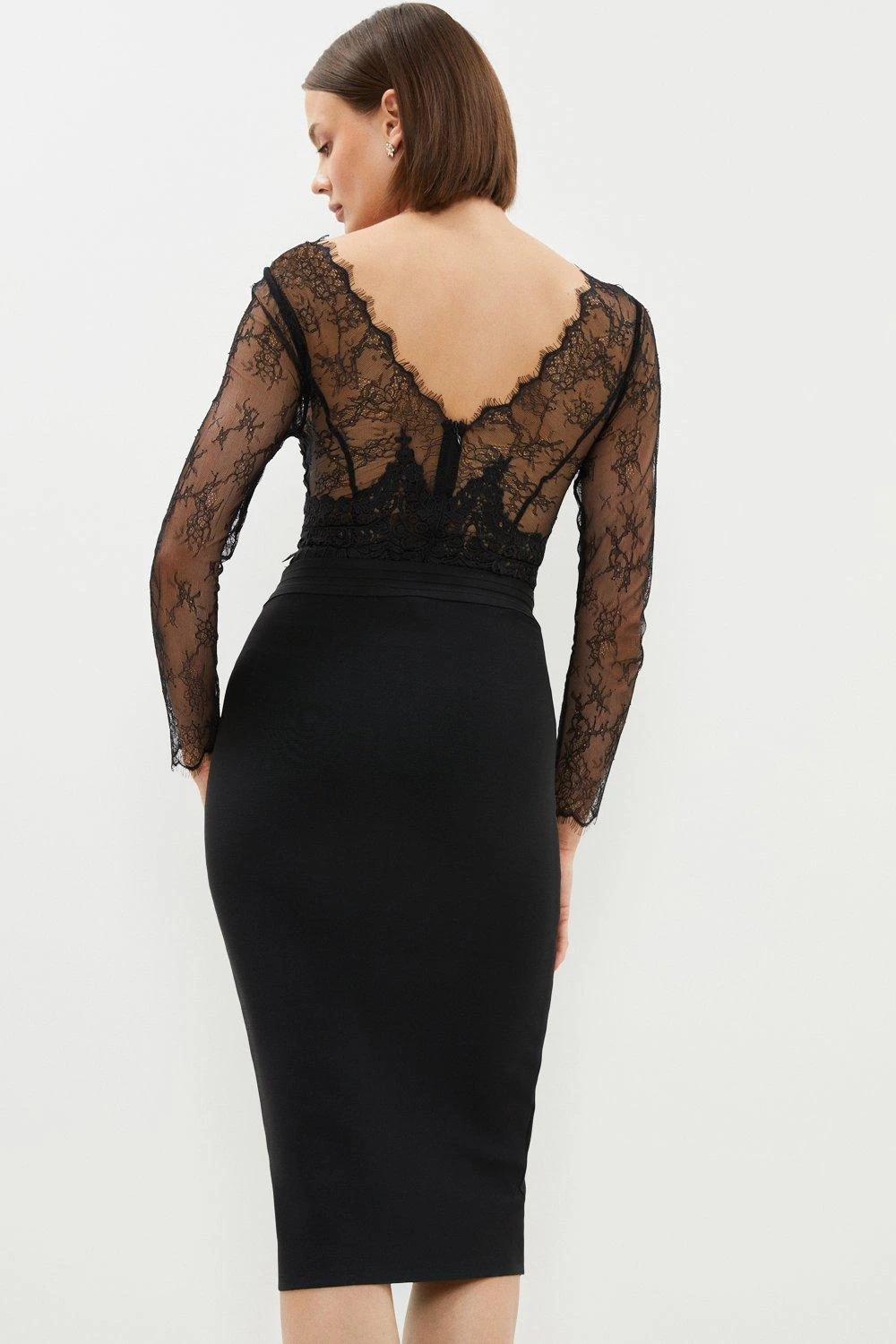 Coast Lace Mix Long Sleeve Bodysuit 3 Coast Lace Mix Long Sleeve Bodysuit - Image 3