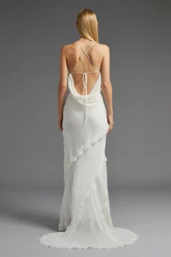 Coast Ruffle Detail Tiered Hem Maxi Dress 8 Coast Ruffle Detail Tiered Hem Maxi Dress -Coast Shop bcc02595 ivory xl 2 scaled