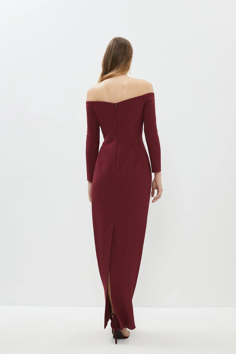 Coast Bardot Maxi Long Sleeve Dress 3 Coast Bardot Maxi Long Sleeve Dress - Image 3