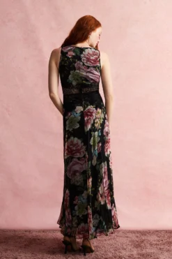 Coast Alexandra Gallagher Lace Panel Midaxi Dress -Coast Shop bcc02768 black xl 2 scaled