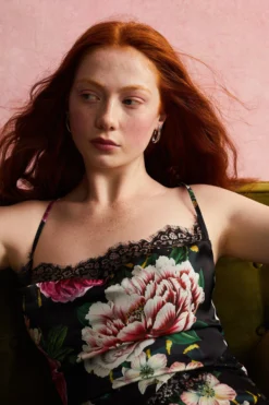 Coast Alexandra Gallagher Lace Trim Split Front Maxi Slip Dress -Coast Shop bcc02850 multi xl 2 scaled