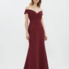 Coast Bardot Cross Front Puddle Hem Maxi Dress