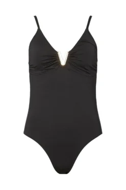 Coast Gold V Detail Swimsuit -Coast Shop bcc02967 black xl 3